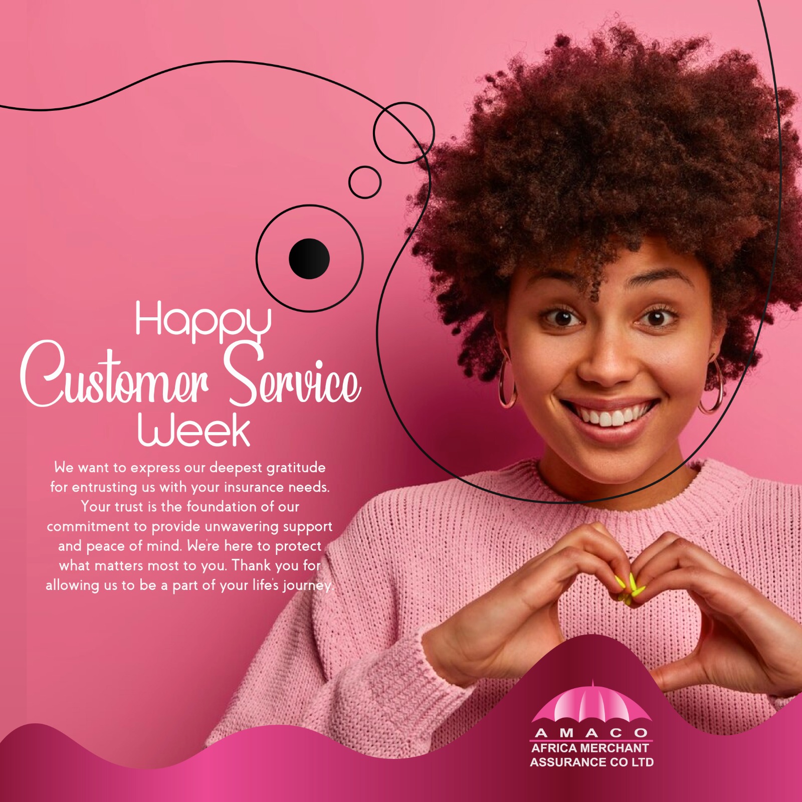 CUSTOMER SERVICE WEEK 2023 Africa Merchant Assurance Co. Ltd(Amaco)